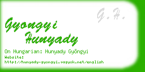 gyongyi hunyady business card